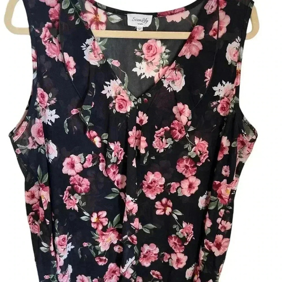 🌼 Beautiful floral blouse, like new condition, Sz 2X - Picture 3 of 4